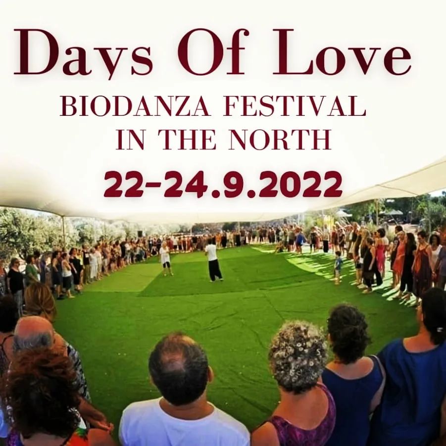 Days of Love Festival returns this year just before Rosh Hashanah to mark new beginnings and prepares you for an exciting and powerful journey through the four elements.
Water, air, fire and earth accompany us all our lives and at their center is the great beat that unites us to the cosmic tribe that we are.
So just before we dive deep and ascend into height in our festive journey we wanted to hear from you as well and find out which of the four elements that make up the creation around us are closest to your heart and how that element nourishes who you are ... Share us and you will be blessed
Big embrace❤️
Rachely Turtz
רחלי טורץ ביודנסה בצפון
# #biodanza #festival #The_Northen_Biodanza_School_Of_Israel #love #dance
